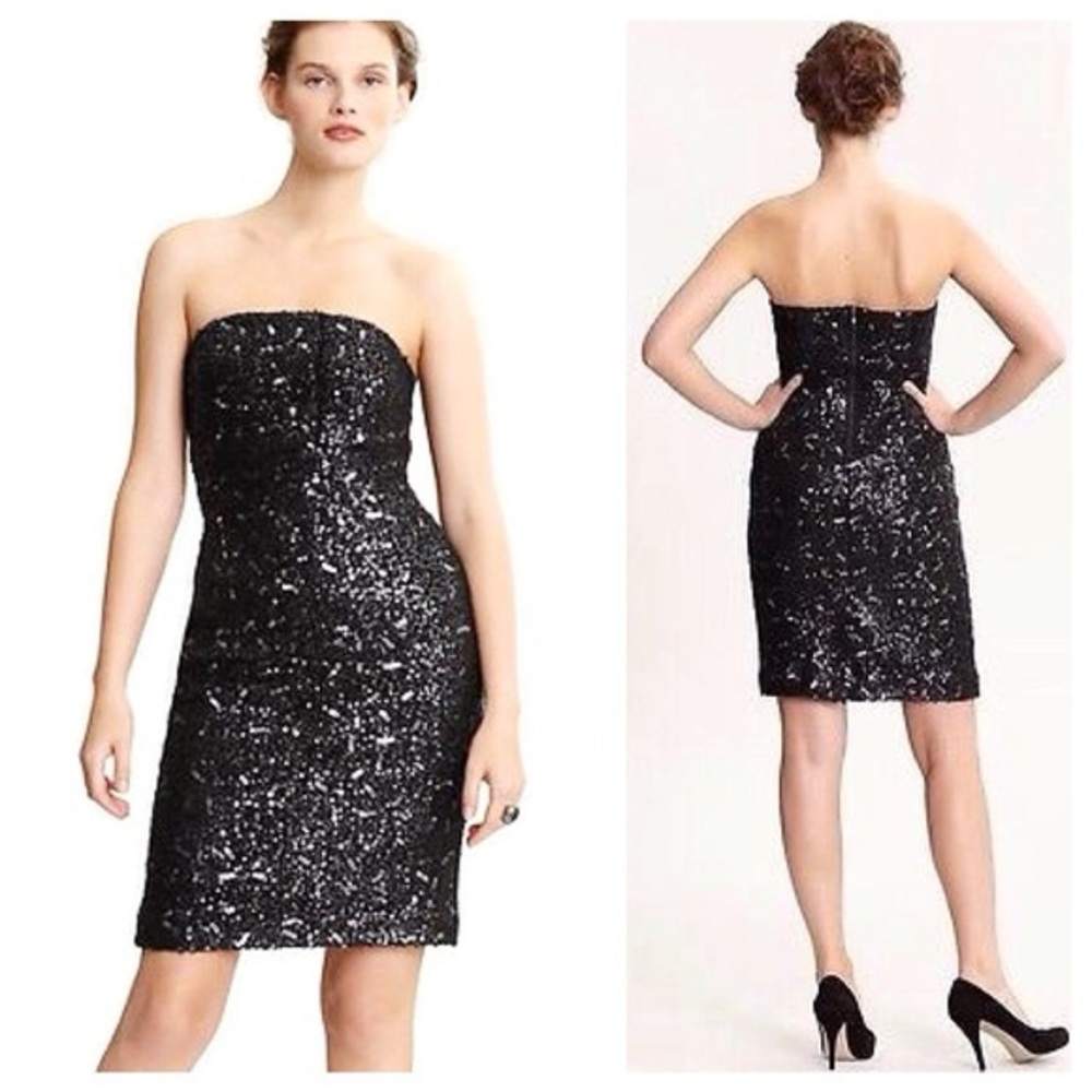 Banana Republic sequin tweed sheath dress
